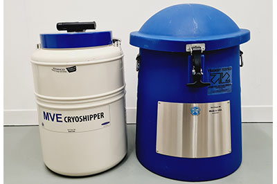MVE CryoShipper 8.5升容器，帶ShipsLog 3溫度，帶數(shù)據(jù)記錄器